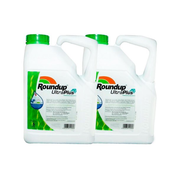 ROUNDUP Ultraplus 2×5 L Glyphosat-Unkrautvernichter